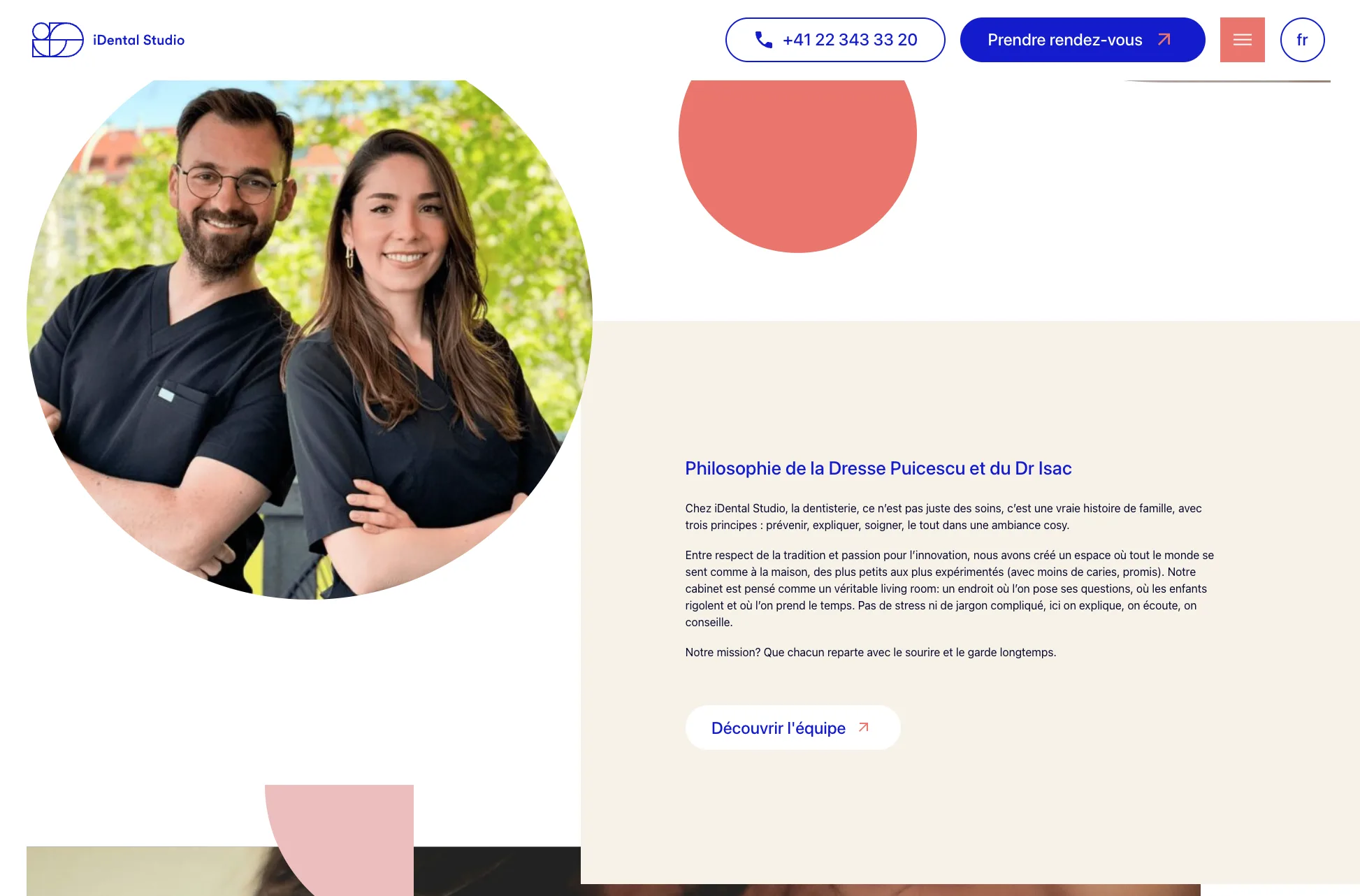 iDental Studio - Équipe et philosophie