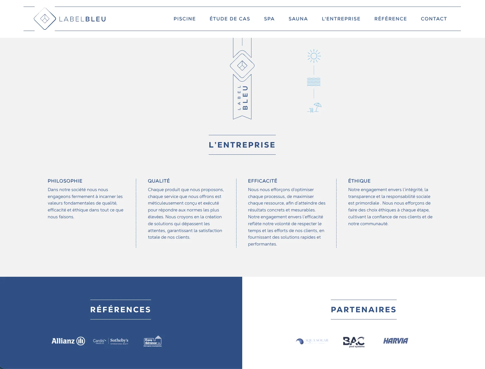 Label Bleu - L'entreprise