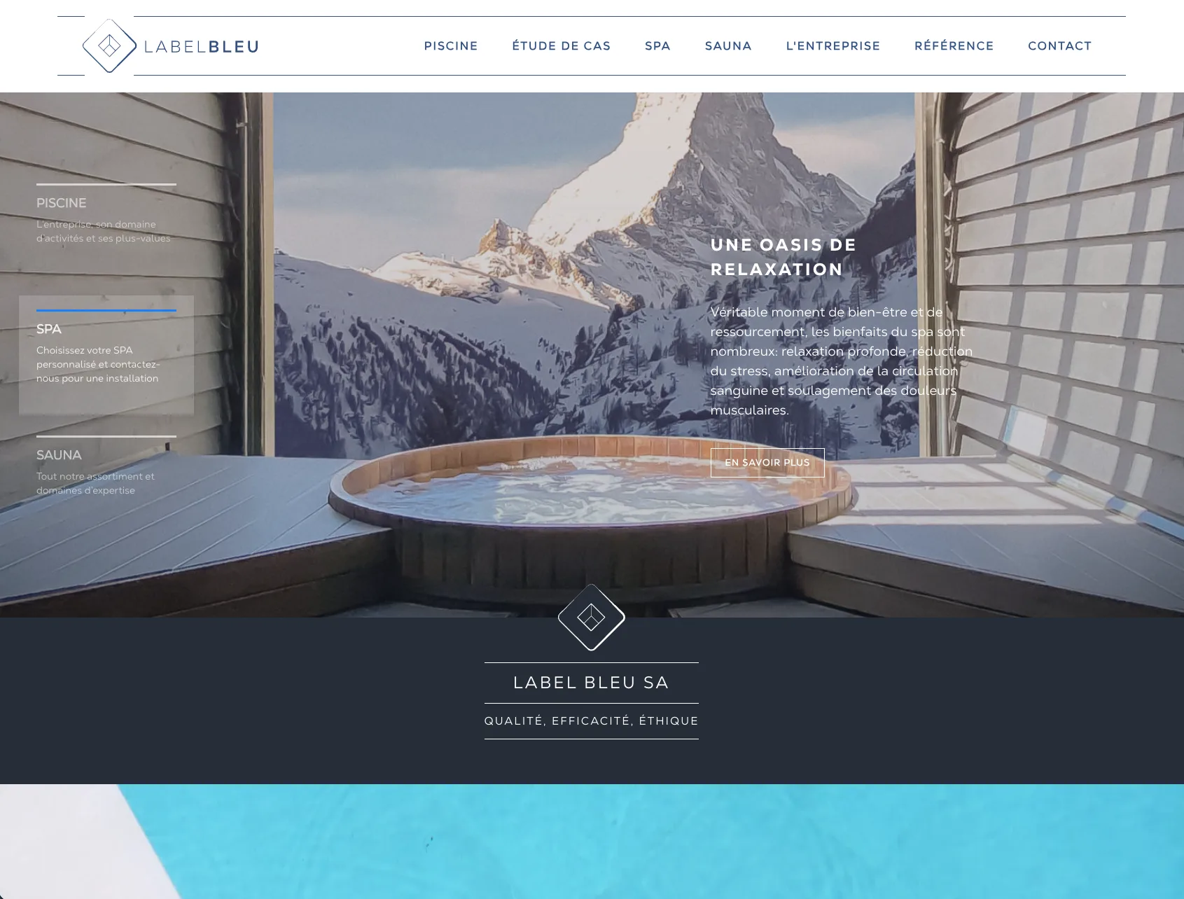 Label Bleu - Pôle spas