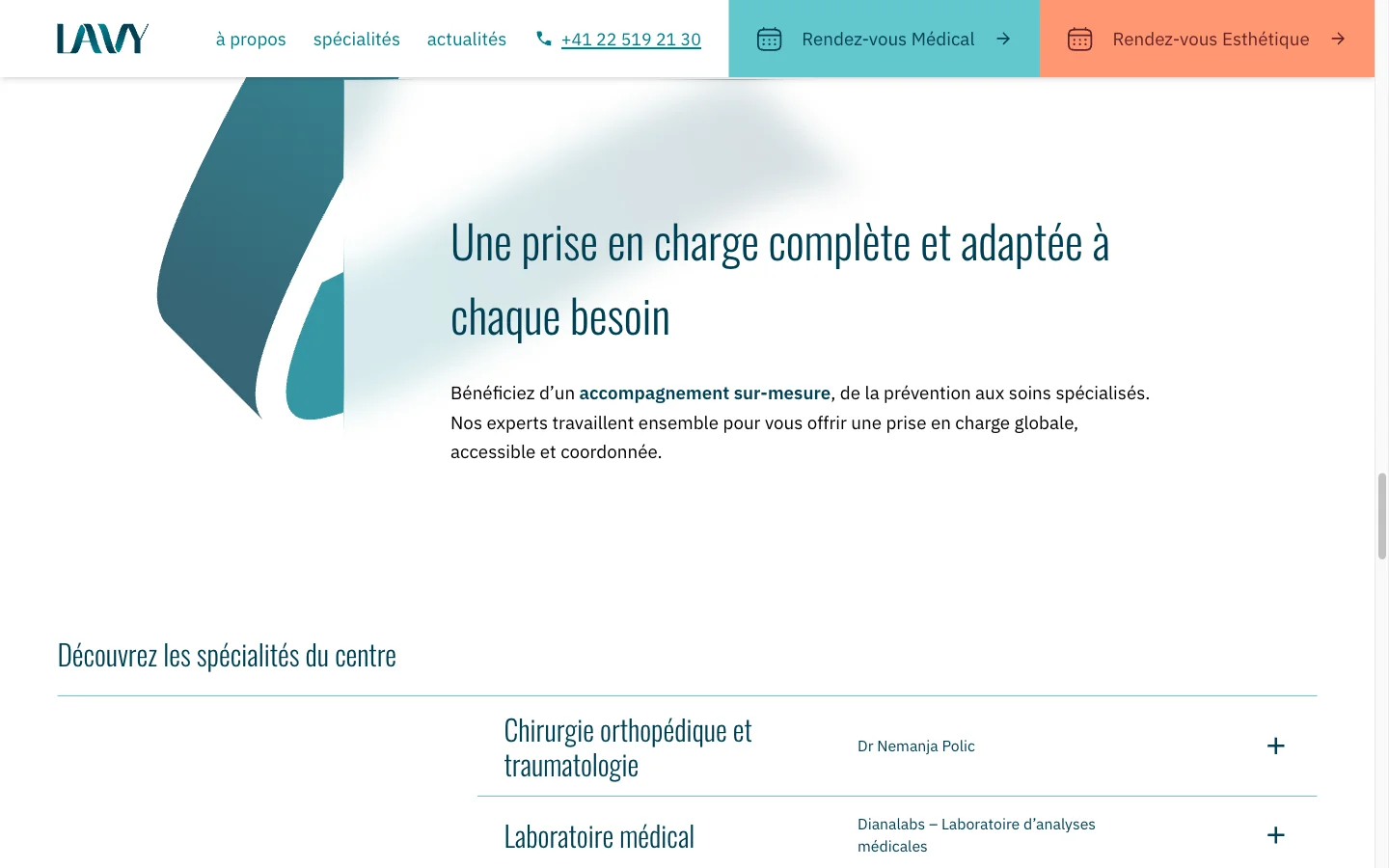 LAVY Médical - Accordéon spécialités