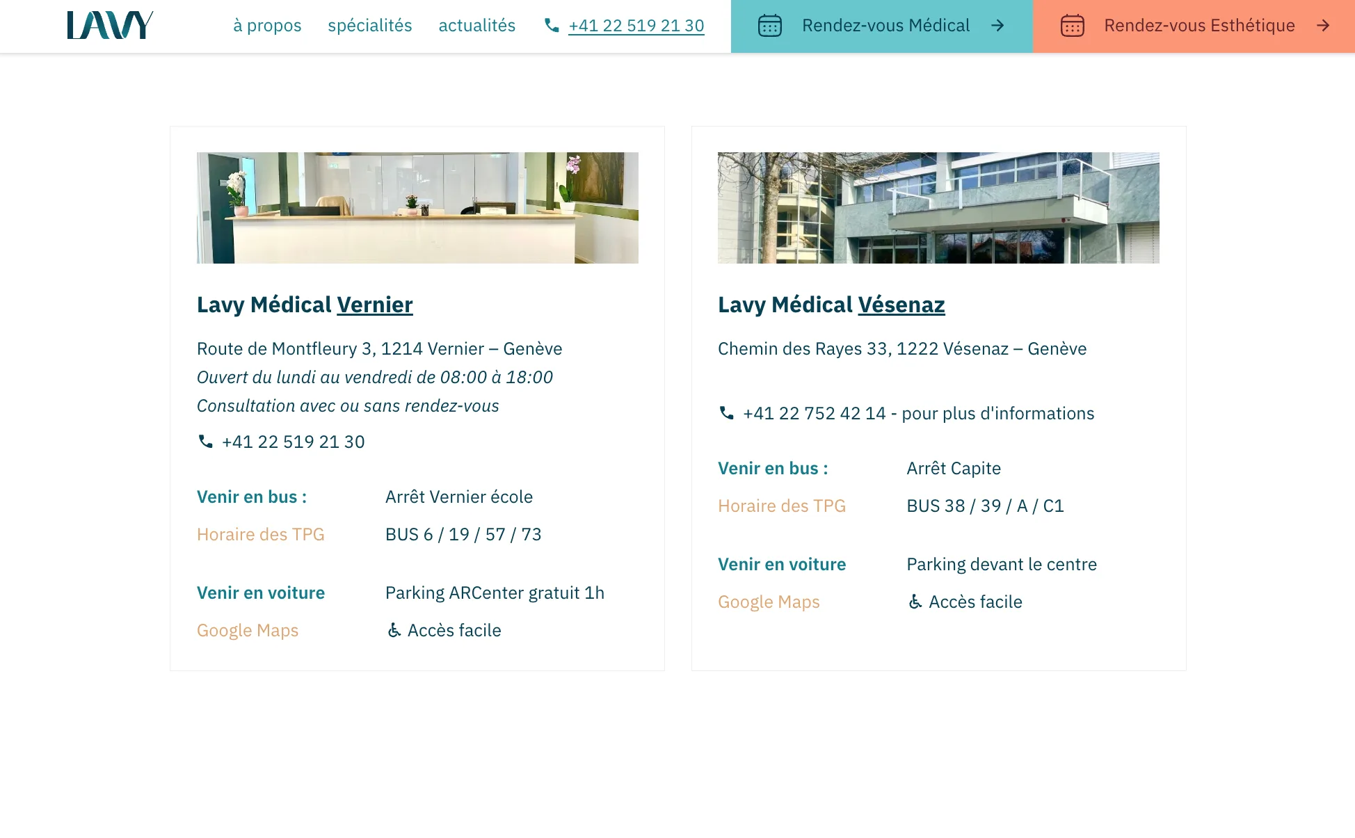 LAVY Médical - Multi-centres coordonnés