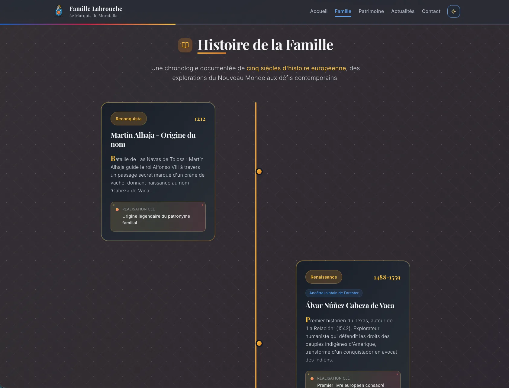 Moratalla - Timeline historique interactive