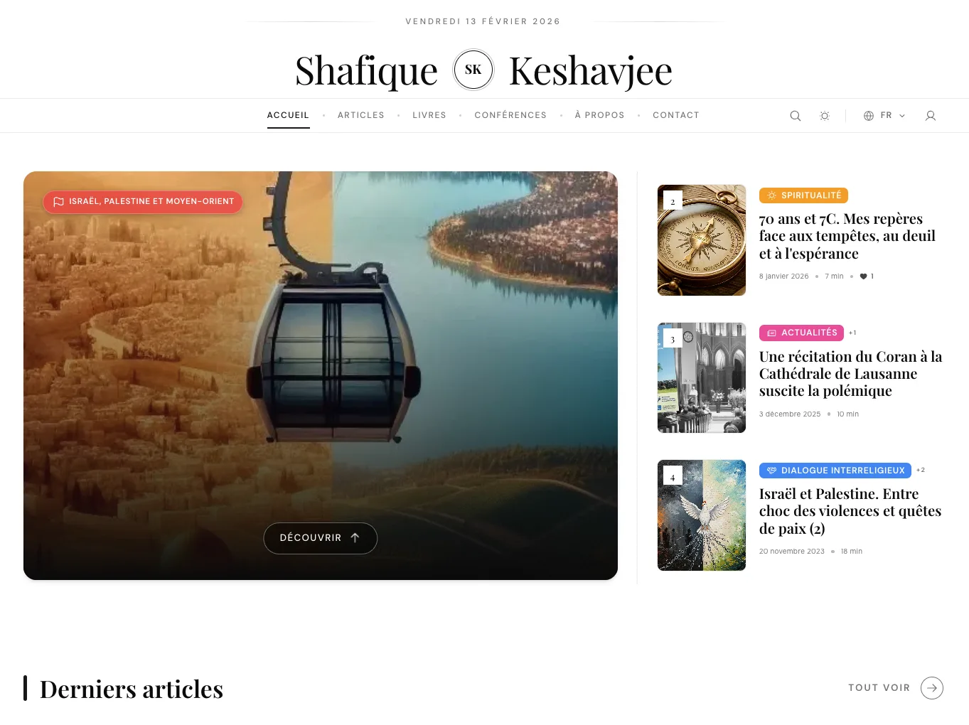Shafique Keshavjee - Blog théologique