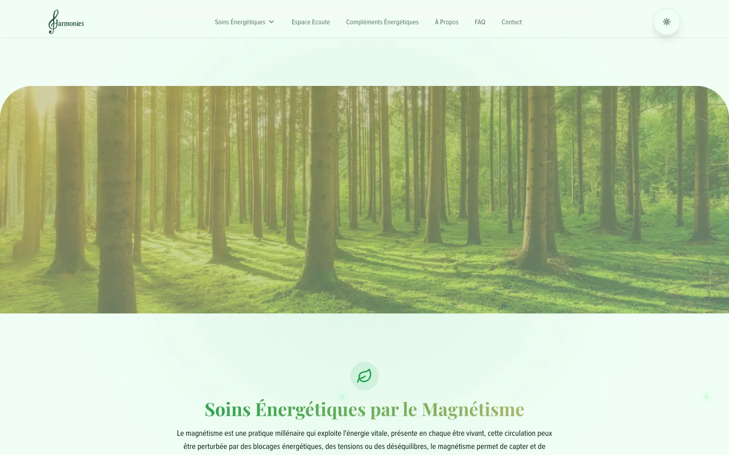 Harmonies - Services de soins énergétiques